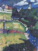 Wassily Kandinsky Templom Murnauban Spain oil painting artist